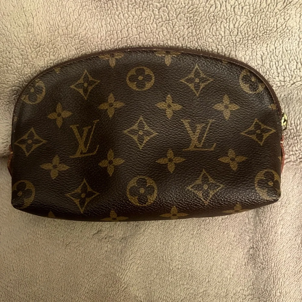 Louis Vuitton Brown Monogram Cosmetics Pouch